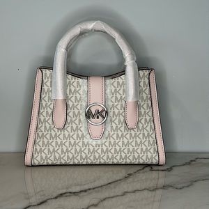 Micheal Kors Small Powered Satchel Crossbody Bag